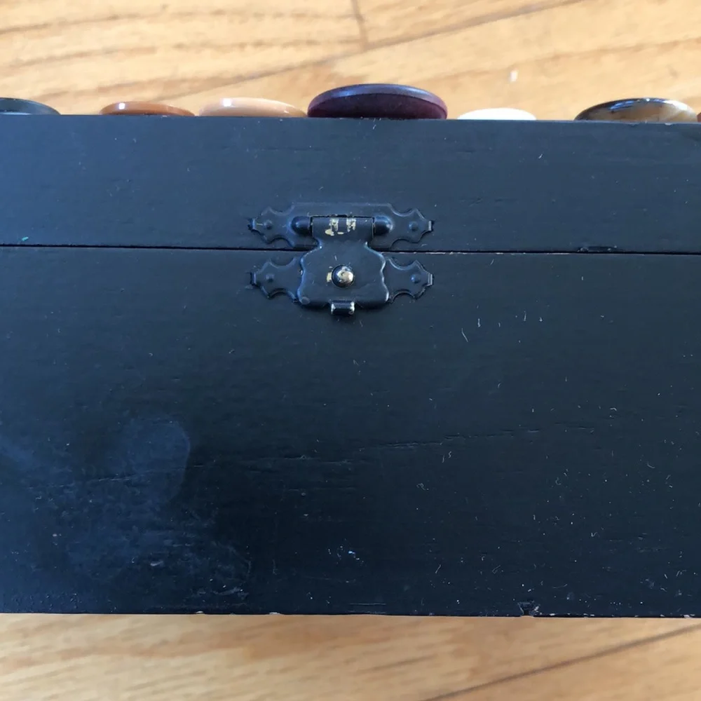 Vintage Cigar/Button Box